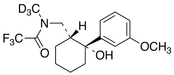 (+/-)-N-Desmethyl Trifluoroacetotramadol-d3
