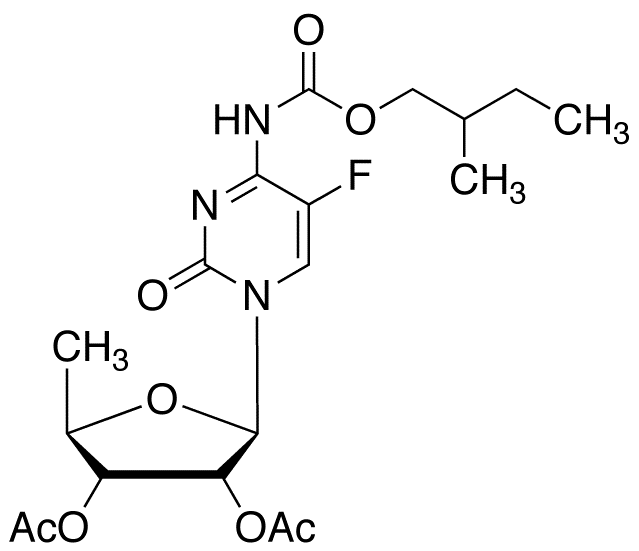 2’,3’-Di-O-acetyl-5’-deoxy-5-fluoro-N-[(2-methylbutoxy)carbonyl]cytidine