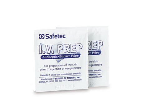 参比制剂,进口原料药,医药原料药 Safetec I.V. Prep Antiseptic/Barrier Wipe # 37403 - IV Prep Towelette Bulk 2000 /cs