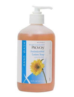 GOJO Provon Antimicrobial Lotion Soap # 4303-12 - Lotion Soap, 16 fl oz Pump Bottle, 12/cs