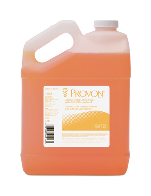 GOJO Provon Antimicrobial Lotion Soap # 4216-04 - Lotion Soap, Pour Gallon, 4/cs