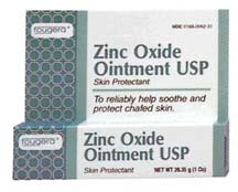 Sandoz/Fougera Zinc Oxide Ointment Usp # 06231 - Zinc Oxide Ointment USP, 1 oz Tube, 6/pk