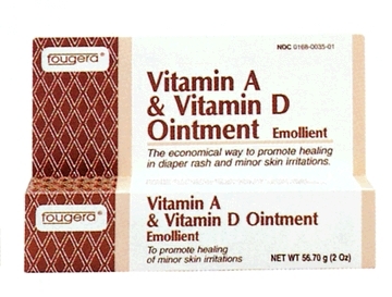 Sandoz/Fougera Balms & Ointments # 03545 - Vitamin A + Vitamin D Ointment, 5g Foilpac, 144/bx