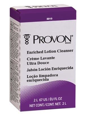 GOJO Provon Enriched Lotion Cleanser # 2213-04 - NXT Lotion Cleanser, 2000mL, 4/cs