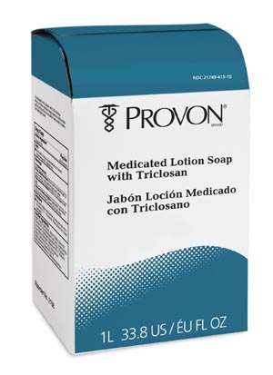 GOJO Provon Medicated Lotion Soap W/Triclosan # 2158-08 - NXT Lotion Soap, 1000mL, 8/cs