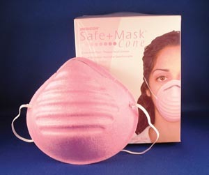 Medicom Safe+Mask Cone Mask # 2021 - Cone Mask, Pink, 50/bx, 12 bx/cs