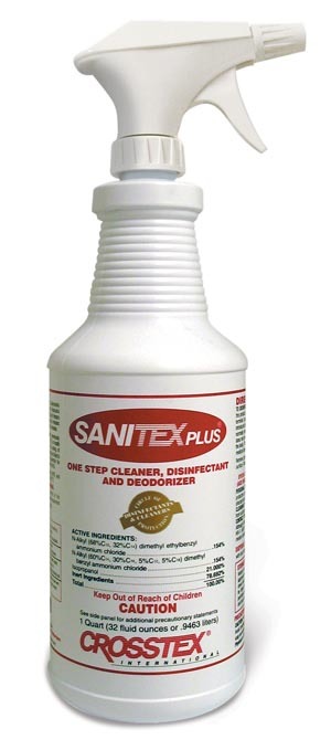 参比制剂,进口原料药,医药原料药 Crosstex Sanitex Plus Spray Disinfectant/Cleaner # JSSDP - Disinfectant, Qt Spray Bottle, each