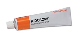Smith & Nephew Iodosorb & Iodoflex # 6602125040 - Iodosorb Wound Gel, 40gm tube (0.9% Cadexomer Iodine), 12/cs
