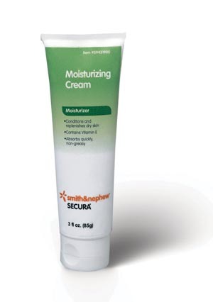 Smith & Nephew Secura Moisturizing Cream # 59431900 - Moisturizing Cream, 3 oz Tube, 24/cs