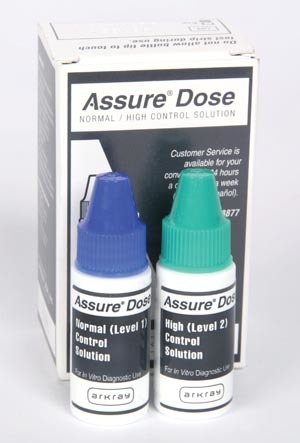 Arkray Assure Dose Control Solutions # 500006 - Control Solution, Normal & High, (1) Bottle Normal, (1) Bottle High, Each