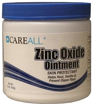 参比制剂,进口原料药,医药原料药 New World Imports Careall Zinc Oxide Cream # Z15J - Zinc Oxide Ointment, 15 oz Jar, 12/cs (US Sales Only)