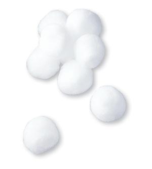 Richmond Cotton, Rayon & Poly Balls # 187123P - Cotton Ball, Medium, Non-Sterile, 300/bg, 36 bg/cs