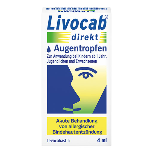 参比制剂,进口原料药,医药原料药 LIVOCAB direkt Augentropfen *