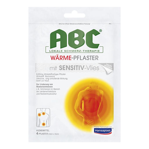 ABC Wärme-Pflaster sensitive Hansaplast med *