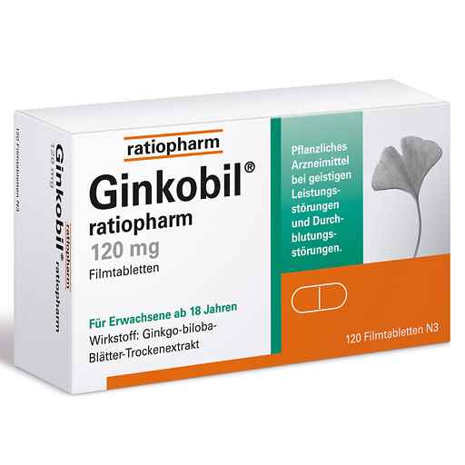 参比制剂,进口原料药,医药原料药 GINKOBIL-ratiopharm 120 mg Filmtabletten *