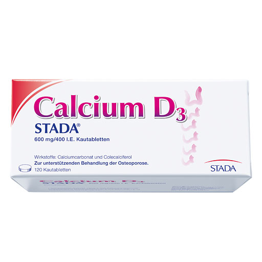 CALCIUM D3 STADA 600 mg/400 I. E. Kautabletten *