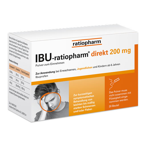 IBU-RATIOPHARM direkt 200 mg Pulver zum Einnehmen *