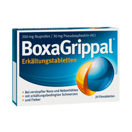 BOXAGRIPPAL Erkältungstabletten 200 mg/30 mg FTA *